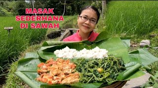 MASAK SEDERHANA DI DESA TAHU SAMBAL KECOMRANG  PLECING GONDO [upl. by Asilav]