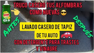 LAVADO DE ALFOMBRA DEL COCHE TU ALFOMBRA COMO NUEVA EN 3 MINUTOS [upl. by Powers]