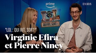 Virginie Efira et Pierre Niney  l’interview 100  humour pour « LOL  qui rit sort  » [upl. by Alston618]