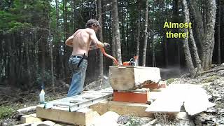 Norwood PM14 Chainsaw Mill [upl. by Bravar131]