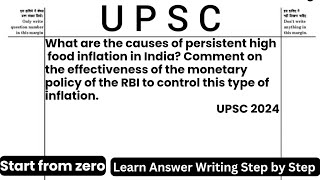 UPSC Mains Answer Writing ll Lecture  7 ll Kumar Narendra Sir [upl. by Morry]