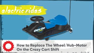 How to Replace the WheelHubMotor On the Crazy Cart Shift [upl. by Eceerehs671]