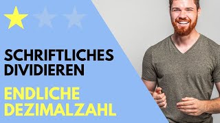 Schriftliches Dividieren Mit Rest Endliche Dezimalzahl [upl. by Adnirb]