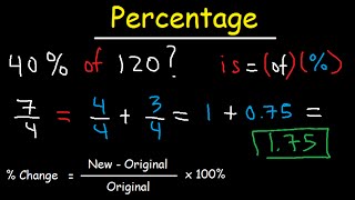 Percentage Word Problems [upl. by Wainwright893]