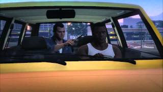 Grand Theft Auto V  Complications Michael amp Franklin SUV Chat Drive Thru Simeons Dealership PS3 [upl. by Ahsiet361]