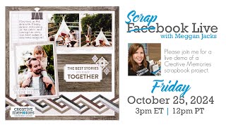 ZigZag Borders  Scrapbook Live with Meggan Jacks [upl. by Lohse]