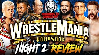 WWE WrestleMania 39 Night 2 Review  A TERRIBLE ENDING TO CODY RHODES AGAINST ROMAN REIGNS [upl. by Eibocaj]