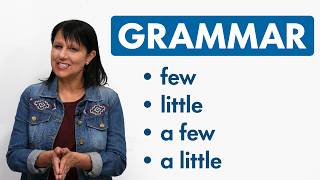 Learn English Grammar FEW LITTLE A FEW A LITTLE [upl. by Golding515]