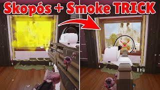 GENIUS Smoke  Skopós SpawnPeek Trick in Rainbow Six Siege 💥 Easy Kills [upl. by Bred]