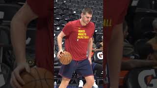 NOBODY Nikola Jokic Warming Up 🤣 [upl. by Noned227]