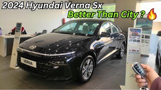 2024 Hyundai Verna SX Full Details Review ♥️ Price amp Features Better Than Honda City [upl. by Britt911]