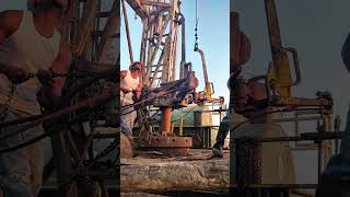 Workover oilfield Rig Drilling rig oil drilling filed tripping oilfield gas [upl. by Eentirb]