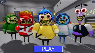 INSIDE OUT 2 CHARACTERS BARRYS RUN OBBY IN ROBLOX [upl. by Fidele]