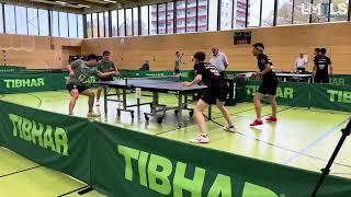 E Ionescu M Hübgen vs N Lum K Zimmermann  1 FC Saarbrücken II  TTC SR HohensteinErnstthal [upl. by Ekul]