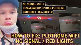 PAANO AYUSIN ANG PLDT HOME WIFI NO INTERNET CONNECTION  NO SIGNAL  RED LIGHT BASIC TUTORIAL [upl. by Romito]