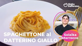 SPAGHETTONE CREMOSO al DATTERINO GIALLO della CHEF SOLAIKA MARROCCO😍🧡🍝 [upl. by Acirfa]