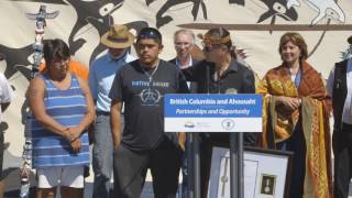 BC Ahousaht First Nation launch a new partnership [upl. by Doralia]