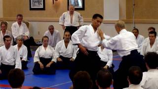 Osawa Shihan Yokomenuchi Shihonage02 2010 USAF Summer Camp [upl. by Akimot]