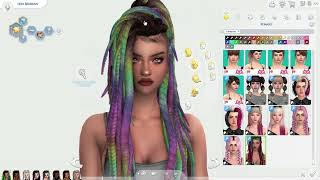 Enamorada de mi nuevo cabello Sims4 Cc [upl. by Naibaf583]