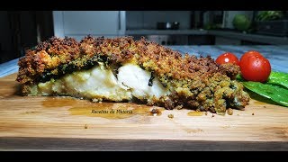 Bacalhau com broa e espinafres  𝓡𝓮𝓬𝓮𝓲𝓽𝓪𝓼 𝓭𝓪 𝓥𝓲𝓴𝓽𝓸𝓻𝓲𝓪 👩‍🍳 [upl. by Tobiah]