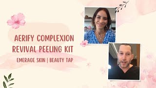 AERIFY COMPLEXION REVIVAL PEELING KIT  EMERAGE SKIN  Beauty Tap  Dr Jason Emer [upl. by Esertak]