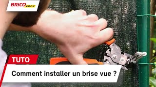 Comment installer un brise vue   Bricomarché [upl. by Emeric]