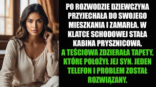 PO ROZWODZIE DZIEWCZYNA PRZYJECHAŁA DO SWOJEGO MIESZKANIA I ZAMARŁA W KLATCE SCHODOWEJ STAŁA [upl. by Maxie339]