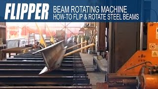 how to flip structural steel beams how to rotate steel beams  Ocean Flipper [upl. by Rexfourd]