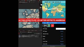 map animation aftereffects vs nodevideo [upl. by Haleelahk12]