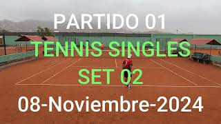 TDyMAS Tennis Singles  Set 02  08Noviembre2024 [upl. by Tibbetts]