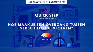 Hoe maak je een overgang tussen verschillende vloeren  QuickSteptutorial [upl. by Cilka]