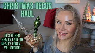 A VERY Late Christmas Decor Haul or is it early [upl. by Adalai166]