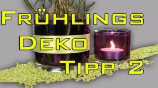 BLUMIGE TISCH DEKO  2 Deko Tipp [upl. by Odirfliw]