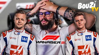 UNE PERFORMANCE INCROYABLE DES 2 PILOTES HAAS  F1 Manager 2022 [upl. by Eenattirb119]