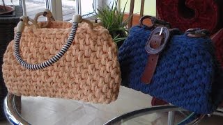 How to fashion  Sommertasche schnell gehäkelt [upl. by Noslrac996]