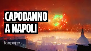 Capodanno a Napoli lo spettacolo dei fuochi dartificio [upl. by Rozanne]