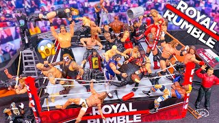 Royal Rumble WWE Action Figure Match Hardcore Championship [upl. by Nerradal]