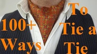 How to Tie an Ascot or Cravat without it coming undone The Day Knot [upl. by Norej]