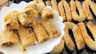 YAPTIĞINIZ EN ÇITIR BÖREK OLACAK  HAZIR YUFKADAN ÇITIR KIYMALI BÖREK TARİFİ [upl. by Obelia]