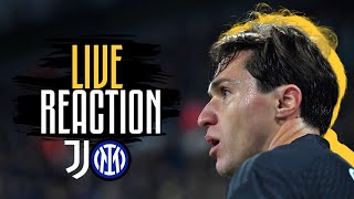 🔴 WATCH NOW JUVENTUS VS INTER  LIVE REACTION 💪⚪⚫ [upl. by Arihsan]