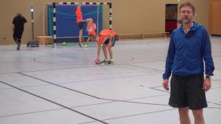 EXF Handball Entscheidungstraining SperrenampAbsetzen [upl. by Eilahs]