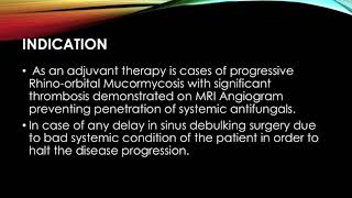 Transcutaneous Retrobulbar Amphotericin B injection in cases of Rhinoorbital mucormycosis [upl. by Meri]