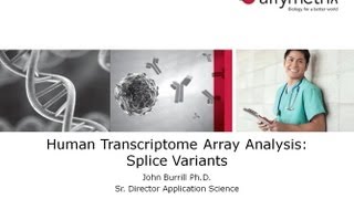 TAC Software Training  Human Transcriptome Array Analysis Splice Variants [upl. by Zacharie]