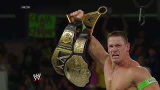 John Cena wins the vacant WWE Championship Money in the Bank 2014 [upl. by Balliett]