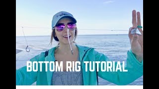 How to tie your own bottom rig hi lo rig EASY PIER SURF and BRIDGE FISHING RIG DIY [upl. by Ehcropal]