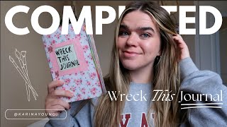 Completed Wreck This Journal [upl. by Anima]