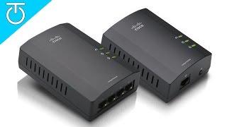 Network Over Powerline  Linksys Powerline Adapter Review PLSK400 [upl. by Naeruat241]