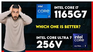 Intel Core i7 1165G7 vs Intel Core Ultra 7 256V Comparison [upl. by Jezebel86]