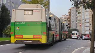 Here is the Vitrasa bus 6154 on the C3 in Vigo Wednesday 30 October 2024 [upl. by Sarazen]