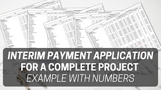 How To Prepare Interim Payment Application For A Complete Project  Full Project Example [upl. by Adnarb638]